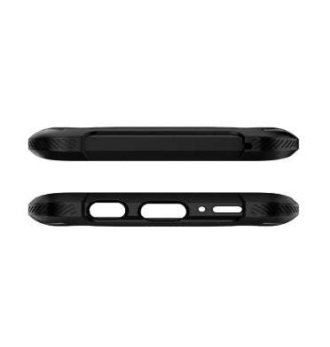 SAMSUNG GALAXY S9+ PREMIUM HYBRID ARMOR 360 CASE WITH TEMPERED GLASS PROTECTOR BLACK | SPIGEN