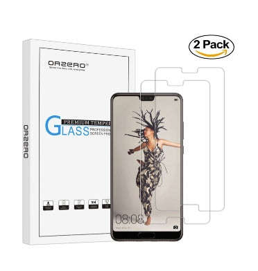 HUAWEI P20 PREMIUM TEMPERED GLASS SCREEN PROTECTOR 9H 2PK | ORZERO