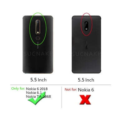 NOKIA 6.1 (2018) PROTECTIVE SLIM TPU CASE BLACK | SUENSAN