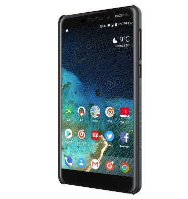 NOKIA 6.1 (2018) PROTECTIVE CASE BLACK + SCREEN PROTECTOR | NILLKIN