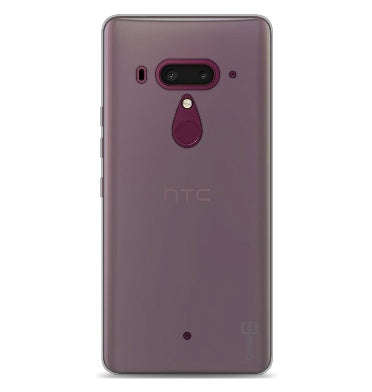 HTC U12+ SLIM FLEXIBLE SOFT TPU CASE CLEAR | COVERON