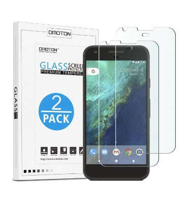 GOOGLE PIXEL PREMIUM TEMPERED GLASS SCREEN PROTECTOR 9H 2PK | OMOTION