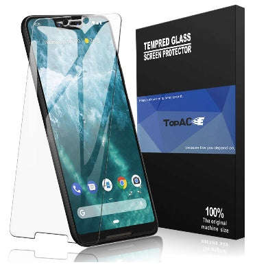 GOOGLE PIXEL 3 XL PREMIUM TEMPERED GLASS SCREEN PROTECTOR 9H 2PK | TOPACE