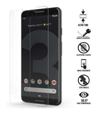 GOOGLE PIXEL 3 TEMPERED SCREEN PROTECTOR DOME GLASS | WHITESTONE
