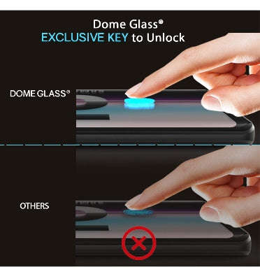 SAMSUNG GALAXY S10+ TEMPERED SCREEN PROTECTOR 3D CURVED DOME GLASS | WHITESTONE