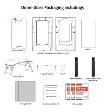 GOOGLE PIXEL 2 XL TEMPERED SCREEN PROTECTOR DOME GLASS | WHITESTONE