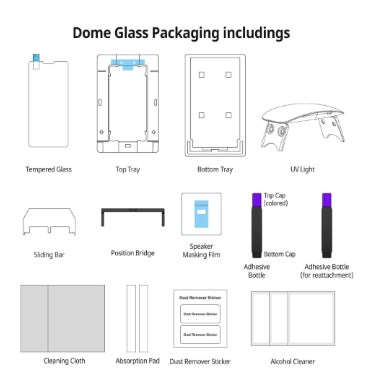IPHONE XS MAX TEMPERED SCREEN PROTECTOR DOME GLASS | WHITESTONE