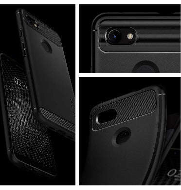 GOOGLE PIXEL 3A PREMIUM RUGGED ARMOR CASE BLACK | SPIGEN