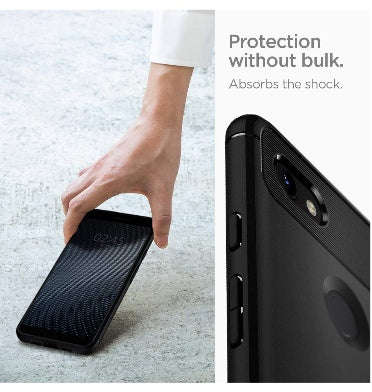 GOOGLE PIXEL 3A PREMIUM RUGGED ARMOR CASE BLACK | SPIGEN