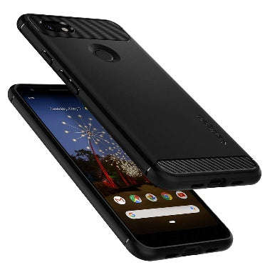 GOOGLE PIXEL 3A PREMIUM RUGGED ARMOR CASE BLACK | SPIGEN