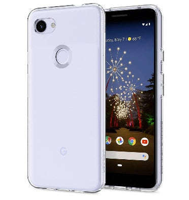 GOOGLE PIXEL 3A XL PREMIUM SLIM LIQUID CRYSTAL CASE CLEAR | SPIGEN