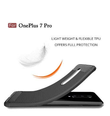 ONEPLUS 7 PRO PROTECTIVE SLIM TPU CASE BLACK | SUENSAN