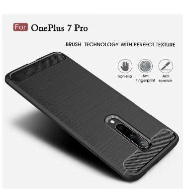 ONEPLUS 7 PRO PROTECTIVE SLIM TPU CASE BLACK | SUENSAN