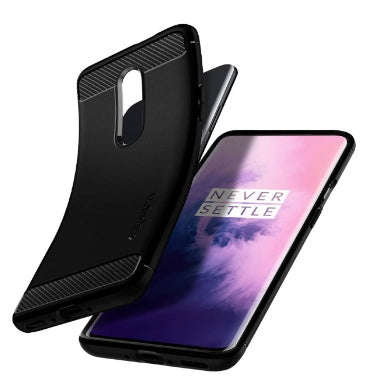 ONEPLUS 7 PRO PREMIUM RUGGED ARMOR CASE BLACK | SPIGEN