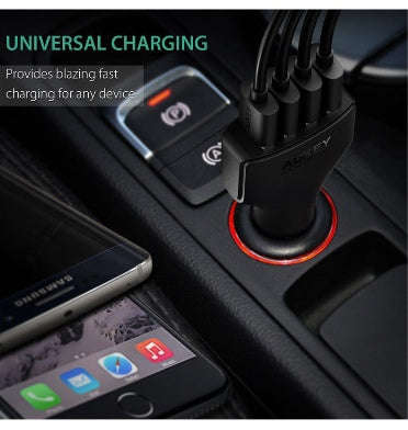 AUKEY 4 PORT 48W USB CAR CHARGER