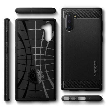 SAMSUNG GALAXY NOTE 10 PREMIUM RUGGED CASE BLACK | SPIGEN