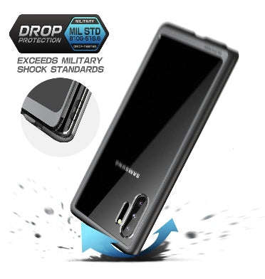 SAMSUNG GALAXY NOTE 10 PREMIUM HYBRID CASE BLACK/CLEAR | SUPCASE