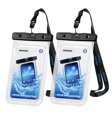 MPOW UNIVERSAL WATERPROOF POUCH CASE 2PK