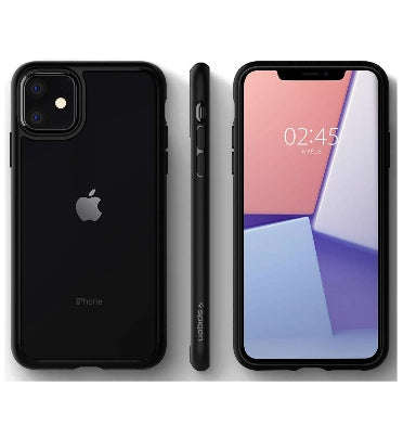 IPHONE 11 PRO MAX PREMIUM SLIM ULTRA HYBRID CASE MATTE BLACK/CLEAR | SPIGEN