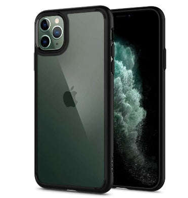 IPHONE 11 PRO MAX PREMIUM SLIM ULTRA HYBRID CASE MATTE BLACK/CLEAR | SPIGEN