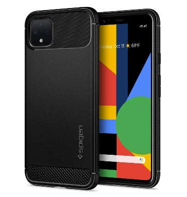 GOOGLE PIXEL 4 PREMIUM RUGGED ARMOR CASE BLACK | SPIGEN