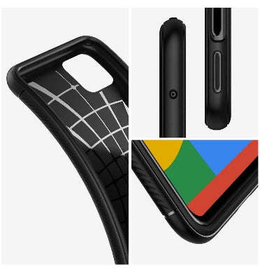 GOOGLE PIXEL 4 PREMIUM RUGGED ARMOR CASE BLACK | SPIGEN