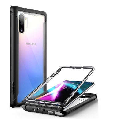 SAMSUNG GALAXY NOTE 10 ARES SERIES FULL BODY PROTECTIVE CASE BLACK/CLEAR | I-BLASON