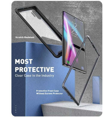 SAMSUNG GALAXY NOTE 10 ARES SERIES FULL BODY PROTECTIVE CASE BLACK/CLEAR | I-BLASON