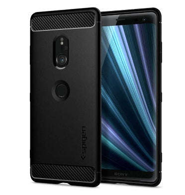 SONY XPERIA XZ3 PREMIUM RUGGED ARMOR CASE BLACK | SPIGEN