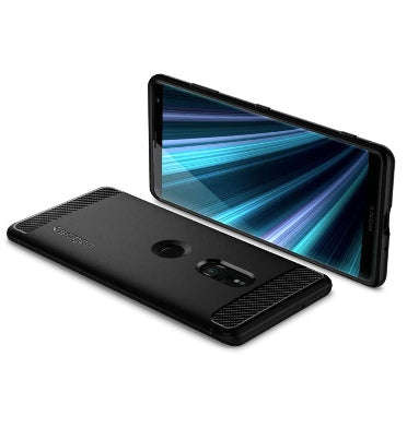 SONY XPERIA XZ3 PREMIUM RUGGED ARMOR CASE BLACK | SPIGEN