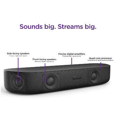 ROKU STREAMBAR 4K/HDR UHD STREAMING MEDIA PLAYER/SPEAKER 9102R (2020)