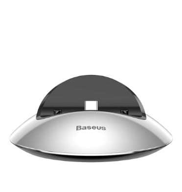 BASEUS DESKTOP PHONE CHARGING DOCK STATION USB-C SILVER