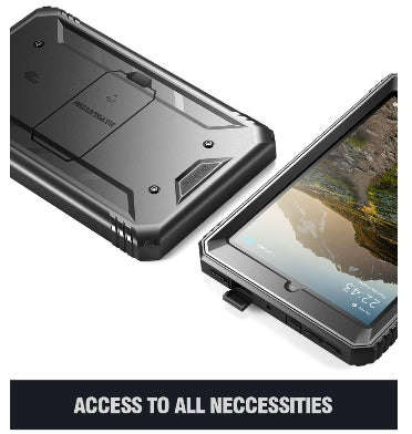 AMAZON FIRE 7" TABLET (2019) FULL BODY RUGGED PROTECTIVE CASE BLACK | POETIC