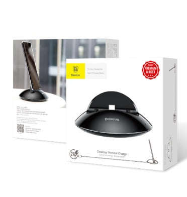 BASEUS DESKTOP PHONE CHARGING DOCK STATION USB-C SILVER