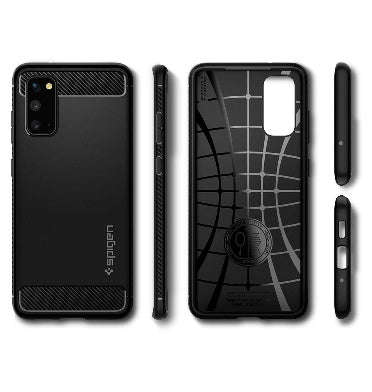 SAMSUNG GALAXY S20 PREMIUM RUGGED CASE BLACK | SPIGEN