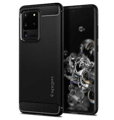 SAMSUNG GALAXY S20 ULTRA PREMIUM RUGGED CASE BLACK | SPIGEN