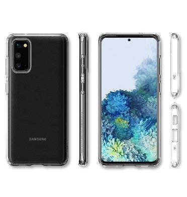 SAMSUNG GALAXY S20 PREMIUM SLIM LIQUID CRYSTAL CASE CLEAR | SPIGEN