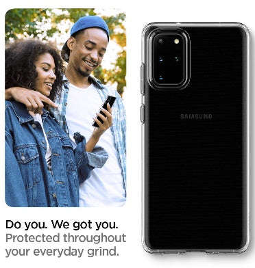 SAMSUNG GALAXY S20+ PREMIUM SLIM LIQUID CRYSTAL CASE CLEAR | SPIGEN