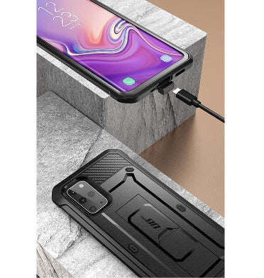 SAMSUNG GALAXY S20+ FULL BODY RUGGED PROTECTIVE CASE BLACK | SUPCASE