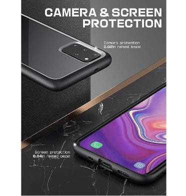 SAMSUNG GALAXY S20+ PREMIUM HYBRID CASE BLACK/CLEAR | SUPCASE