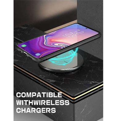 SAMSUNG GALAXY S20+ PREMIUM HYBRID CASE BLACK/CLEAR | SUPCASE