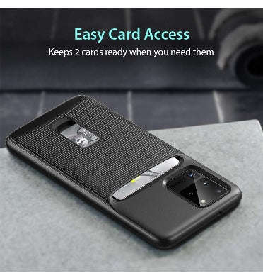 SAMSUNG GALAXY S20 ULTRA PREMIUM SLIM WALLET CASE BLACK | ESR