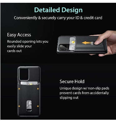 SAMSUNG GALAXY S20 ULTRA PREMIUM SLIM WALLET CASE BLACK | ESR