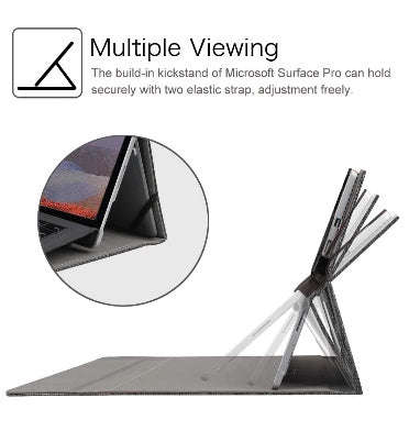 MICROSOFT SURFACE PRO BUSINESS STAND/FOLIO COVER DENIM CHARCOAL | FINTIE