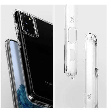 SAMSUNG GALAXY S20 PREMIUM ULTRA HYBRID CRYSTAL CASE CLEAR | SPIGEN
