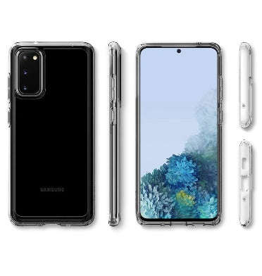 SAMSUNG GALAXY S20 PREMIUM ULTRA HYBRID CRYSTAL CASE CLEAR | SPIGEN
