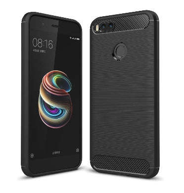 XIAOMI MI A1 SLIM TPU CASE CARBON BLACK