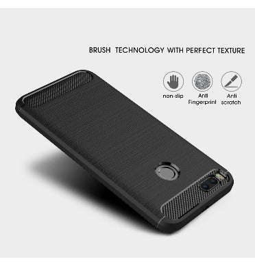 XIAOMI MI A1 SLIM TPU CASE CARBON BLACK