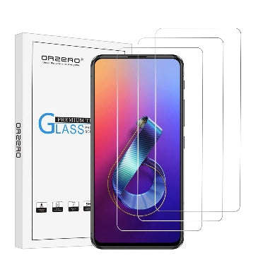 ASUS ZENFONE 6 PREMIUM TEMPERED GLASS SCREEN PROTECTOR 3PK | ORZERO