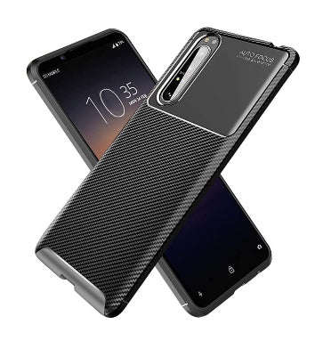 SONY XPERIA 1ii (2020) SLIM CARBON FIBRE CASE BLACK | PULEN